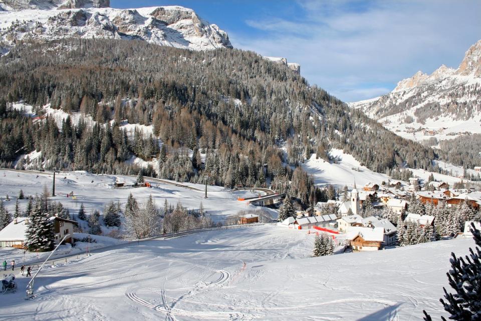 A range of wide nursery slopes progress into gentle blues in Corvara (Getty Images/iStockphoto)