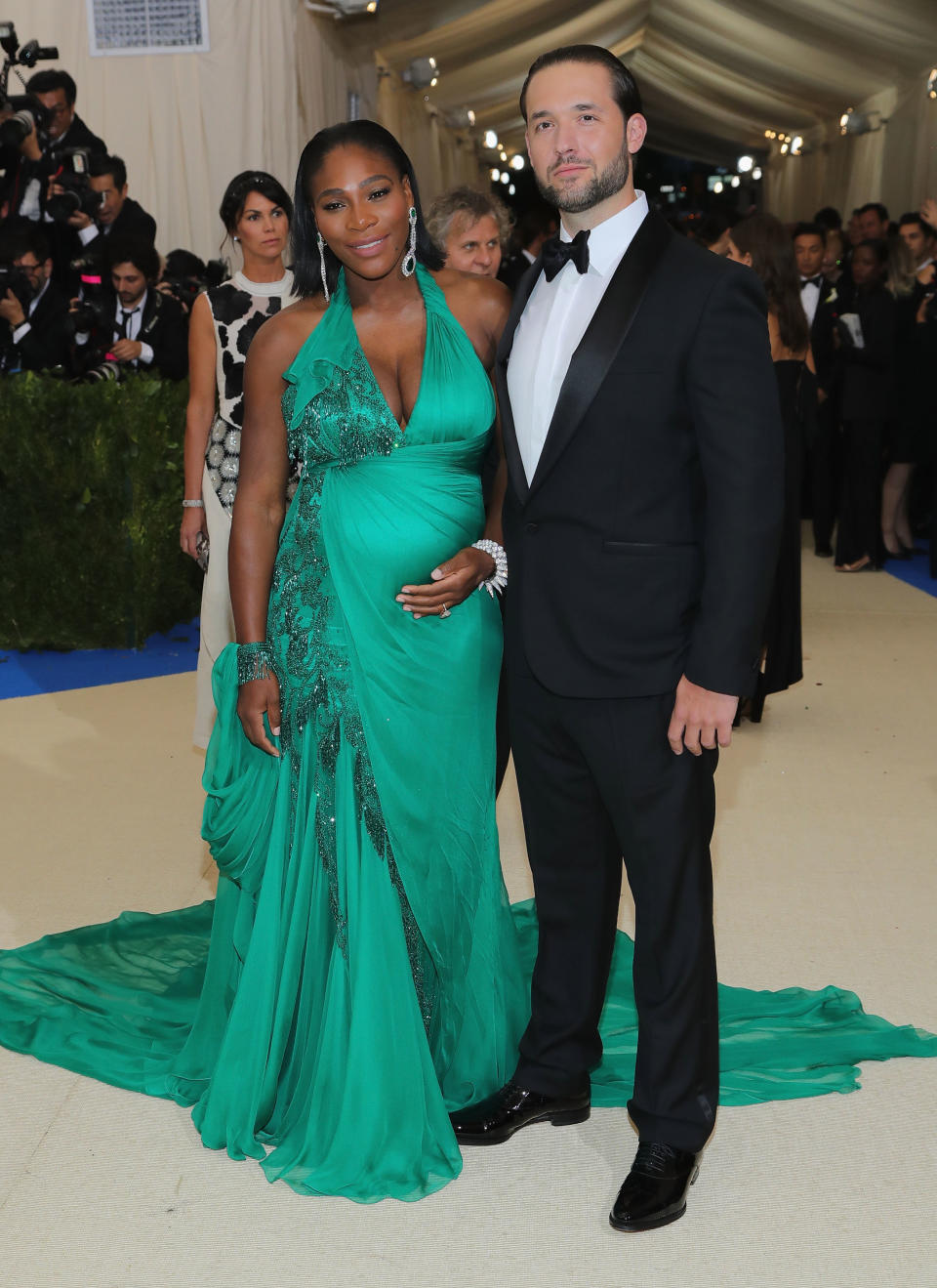 Serena is currently pregnant with partner Alexis Ohanian’s child [Photo: Getty]