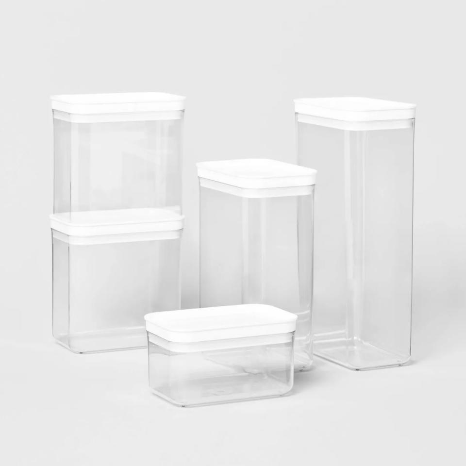 Airtight Pantry Canisters 5-Pc. Set