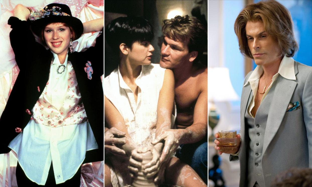 <span>L-r: Molly Ringwald in Pretty in Pink, Demi Moore and Patrick Swayze in Ghost and Rob Lowe in Behind the Candelabra.</span><span>Composite: Allstar/Paramount/Alamy</span>