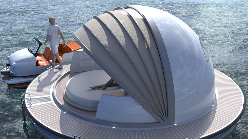 Jet Capsule's new floating Pearlsuite