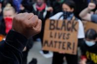 Protests following the death in Minneapolis police custody of George Floyd, in Boston