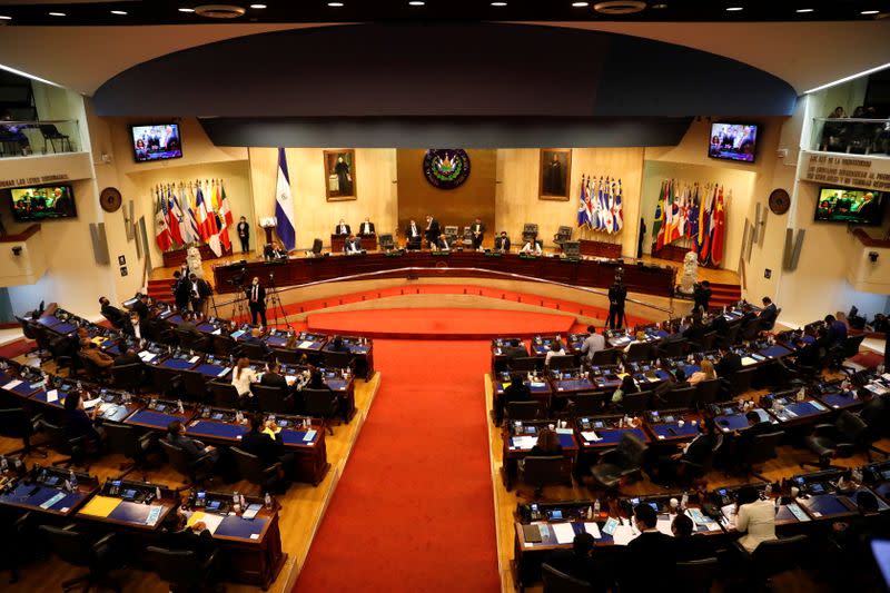 Salvadorean congress voted for the removal of Supreme Court judges at the salvadoran congress, in San Salvador