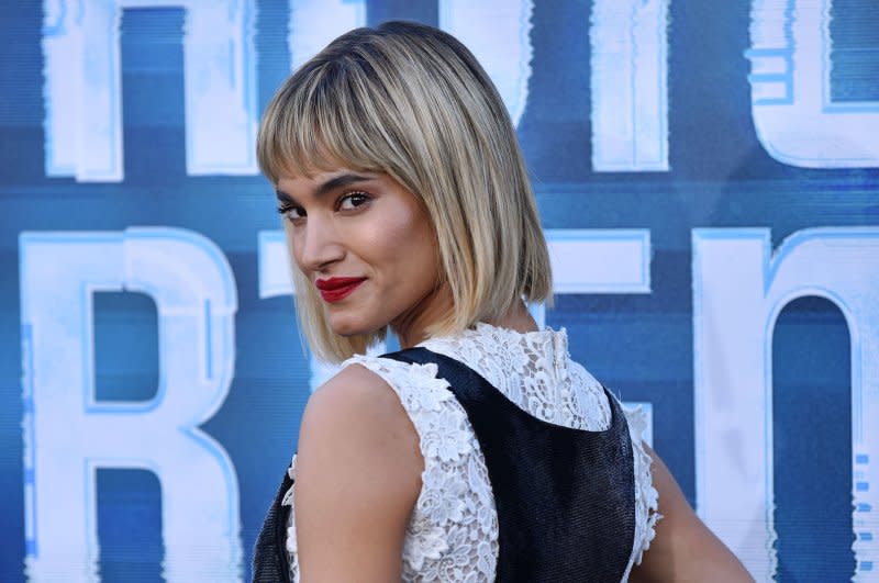 Sofia Boutella stars in Zack Snyder's new sci-fi film "Rebel Moon." File Photo by Chris Chew/UPI