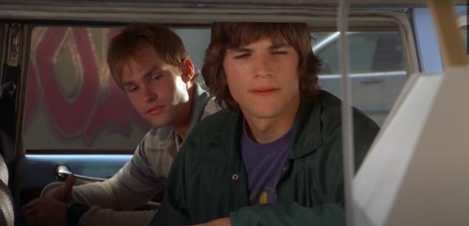 ashton kutcher and seann william scott in dude, where's my car