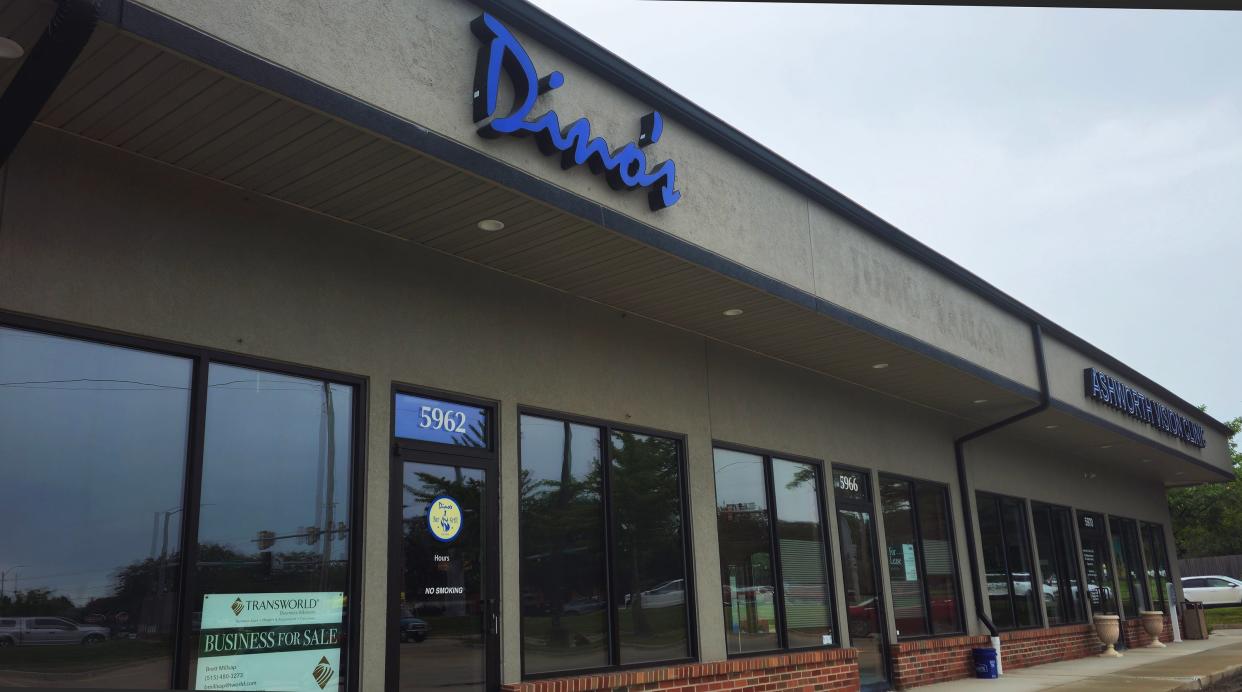 Dino's Bar & Grill closed in West Des Moines.