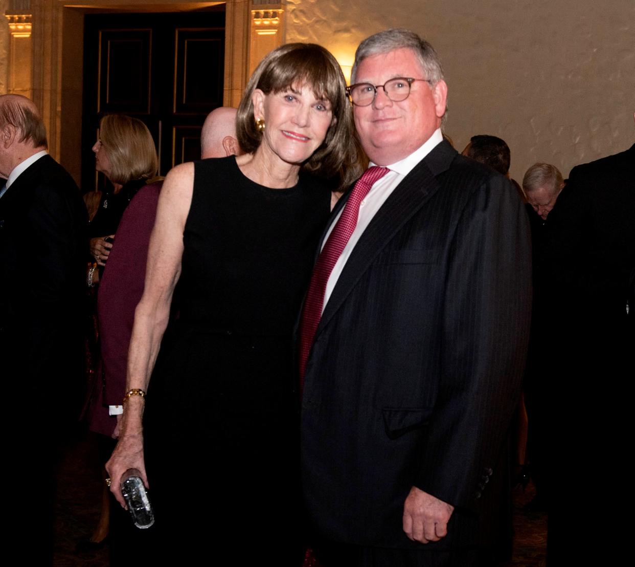 Julie Connors and Mark Cook at the Palm Beach Island Hospice Foundation's Hospice Evening at The Breakers in February 2023. This year's Hospice Evening is set for Feb. 29.