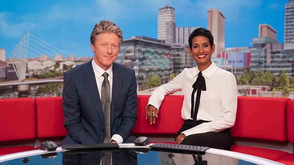 Charlie Stayt and Naga Munchetty on BBC Breakfast