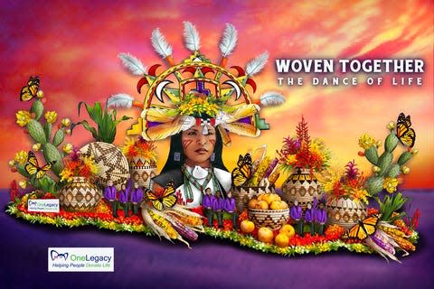 OneLegacy announced that 24 Southern California honorees will be recognized on the Rose Parade float-themed “Woven Together: The Dance of Life.”