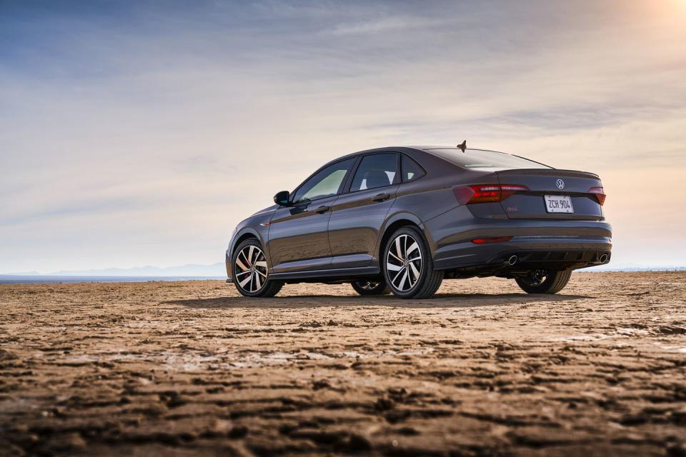 <p>Now that the Jetta again shares its platform with the Golf, the GLI reclaims its place as a legit GTI with a trunk.</p>