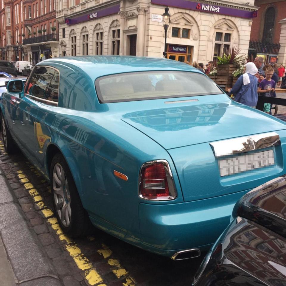 The Rolls Royce Phantom, which costs around £150,000.