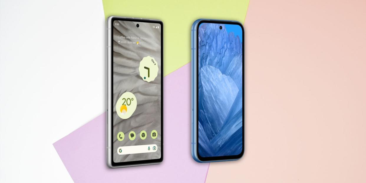 pixel 7a and 8a phone