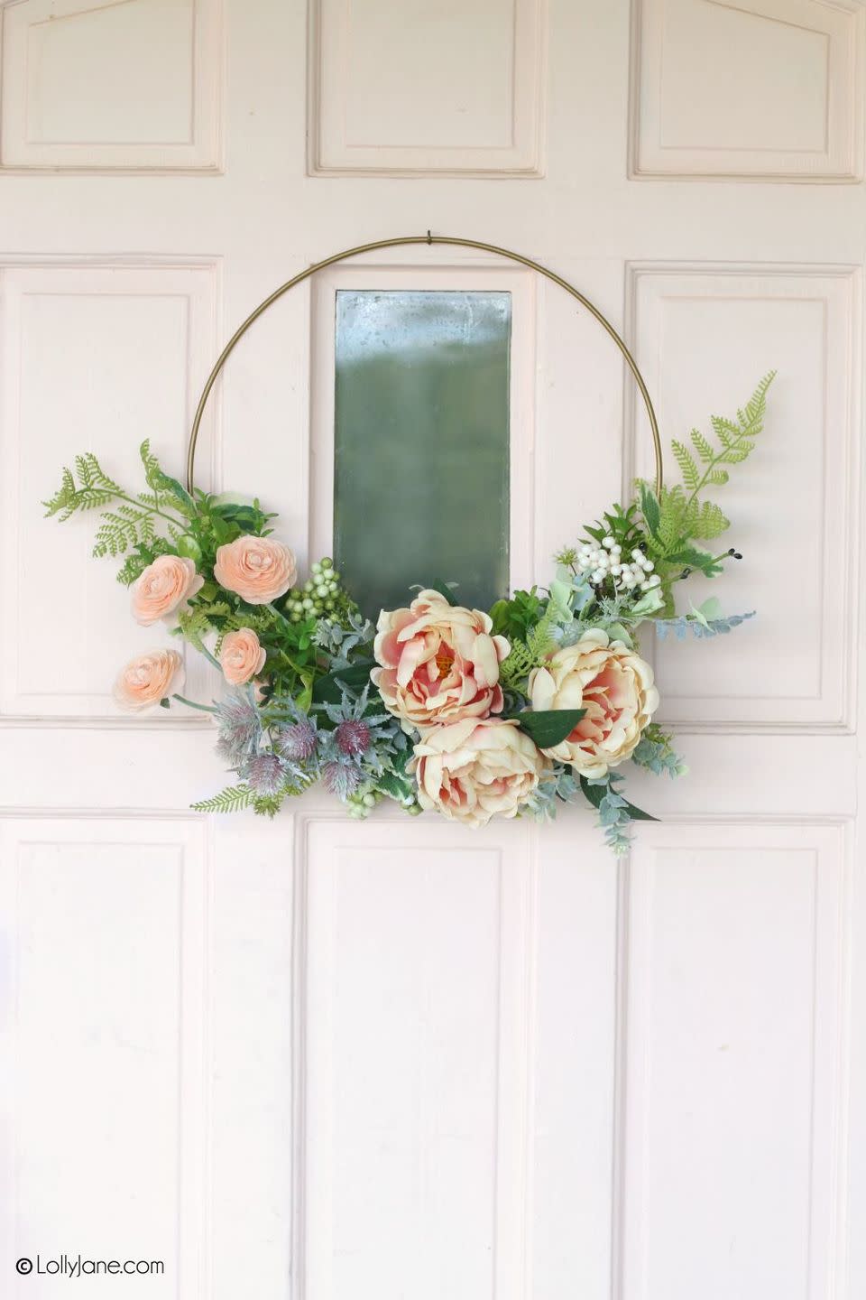 floral wreath easter decorations