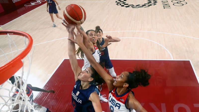 Basketball - Women - Semifinal - United States v Serbia