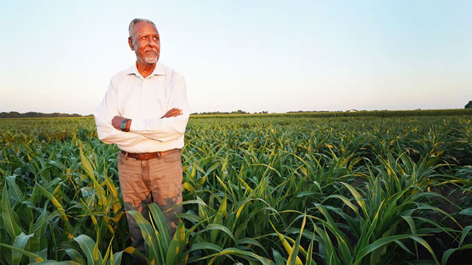 Gebisa Ejeta, distinguished professor of plant breeding & genetics and international agriculture at Purdue University, has dedicated his life's work to studying sorghum. - Purdue University Agricultural Communications photo/Thomas Campbell