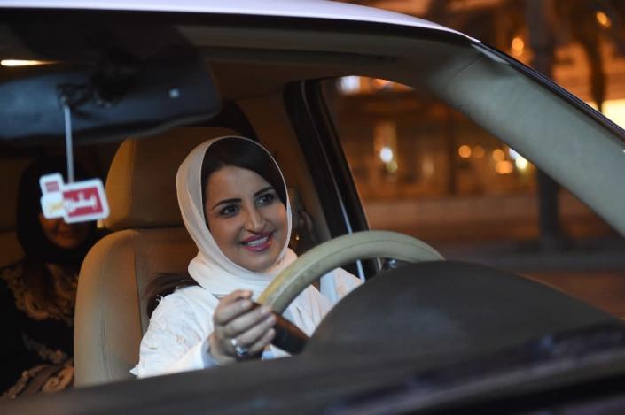 For now, the women taking to the roads appear mainly to be those who have swapped foreign licences for Saudi ones (AFP Photo/FAYEZ NURELDINE)