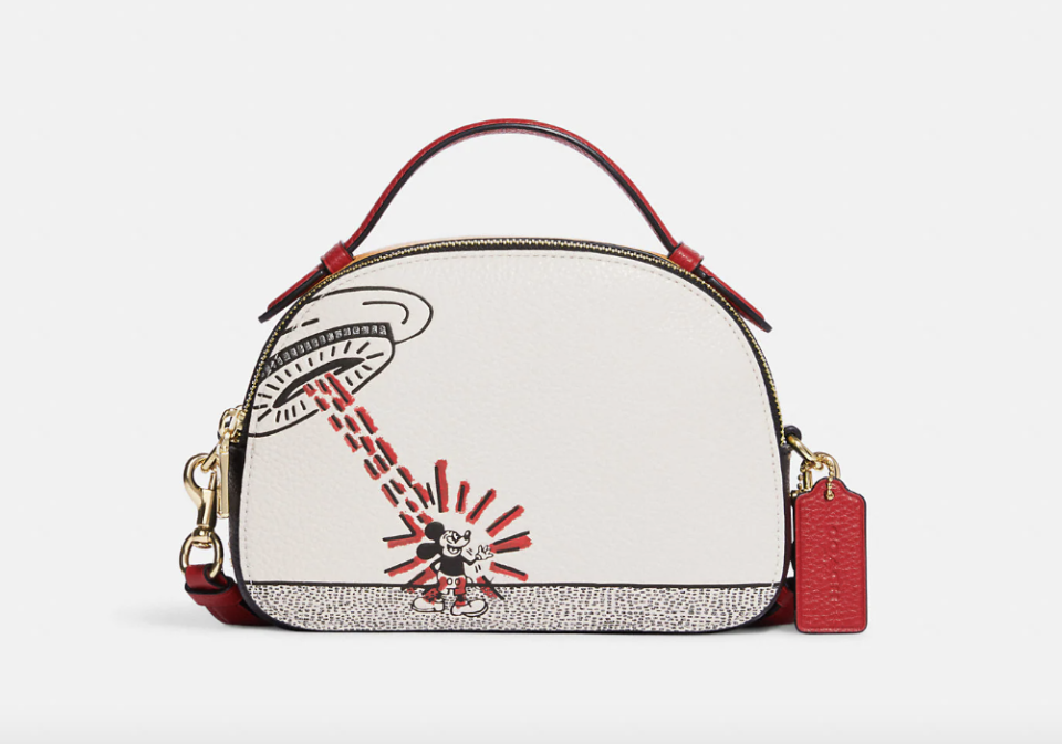 Disney Mickey Mouse X Keith Haring Serena Satchel (Photo via Coach Outlet)