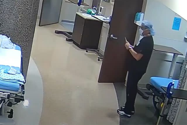 <p>US Attorney's Office, Northern District of Texas</p> Dr. Raynaldo Ortiz in hospital surveillance footage