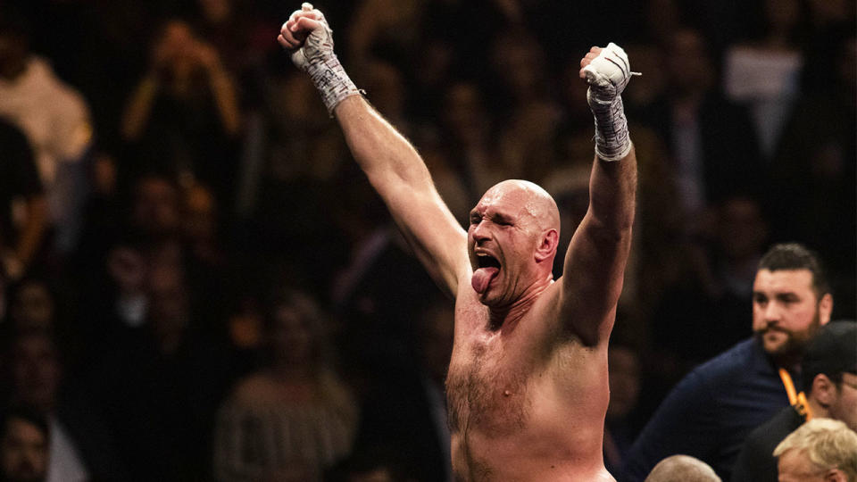 Tyson Fury has stepped up his mind games ahead of his clash with Deontay Wilder. (Getty Images)