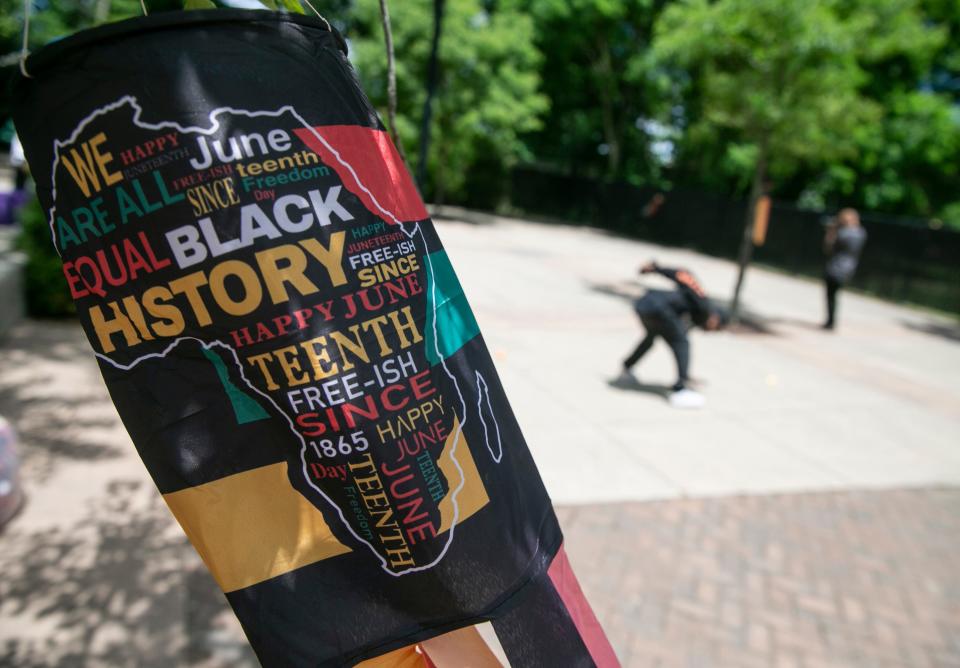 The community comes together at Midtown Commons Park to celebrate the Juneteenth holiday.  Neptune, NJSaturday, June 18, 2022