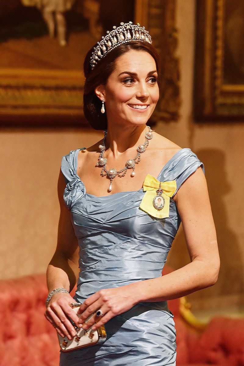 Kate Middleton Receives a Royal Family Order from the Queen