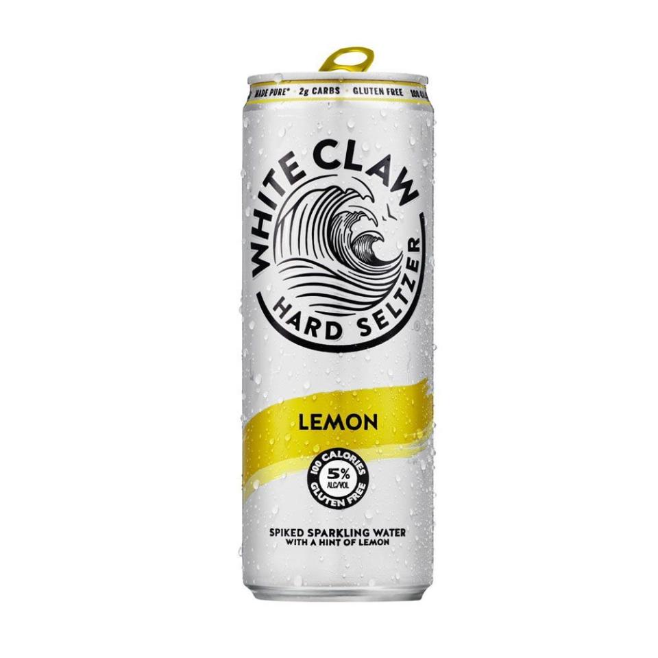 37) White Claw Lemon Hard Seltzer