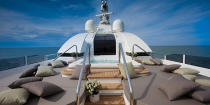 <p>There are lounging areas on all four decks for guests to relax on.</p>