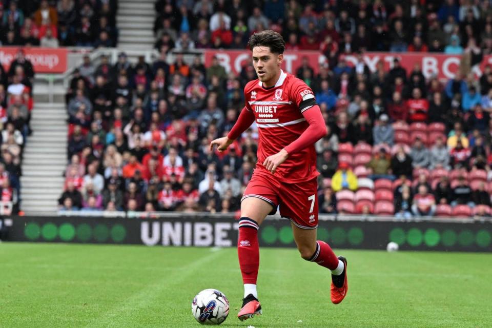 Middlesbrough midfielder Hayden Hackney <i>(Image: Andrew Varley)</i>