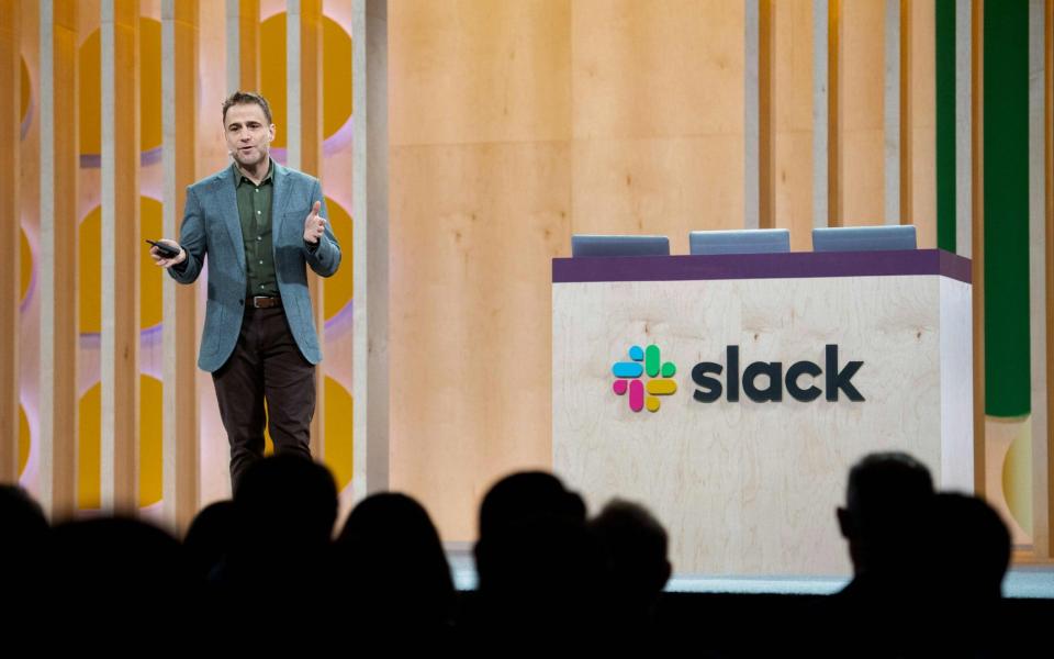 Slack's chief executive is Stewart Butterfield, who previously founded photo-sharing service Flickr - AFP