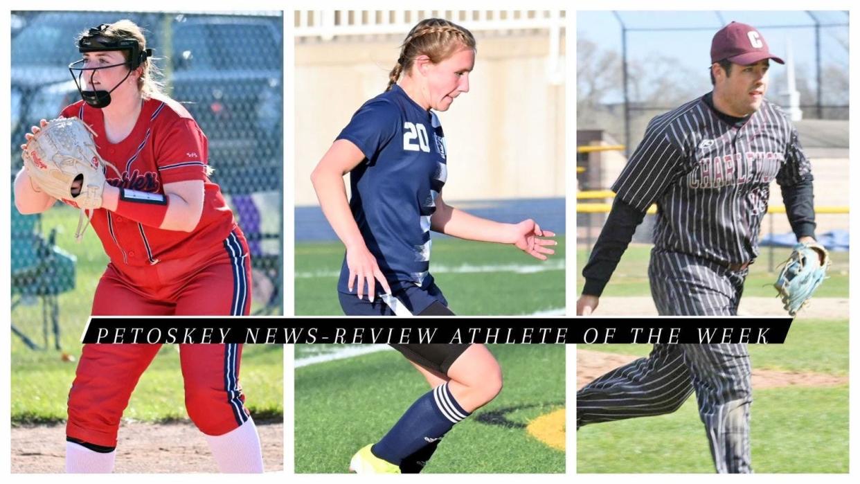 This week's Petoskey News-Review Athlete of the Week includes Boyne City's Natalie Grobaski, Petoskey's Mady Smith, Charlevoix's Hunter Lemerand and more.
