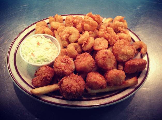 Fried shrimp and scallops are pictured at Skipper's Seafood Restaurant in Thomasville.