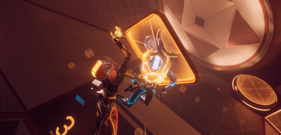 ‘Echo Arena’ is a VR game that makes movement feel super smooth.