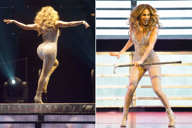 Jennifer Lopez braucht ein Po-Double, obwohl ihr Po für 27 Millionen US-Dollar versichert ist. (Bilder: ddp images)