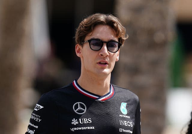 Mercedes’ George Russell is waiting to find out his team-mate from 2025 onwards