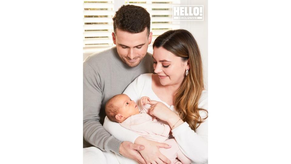 Rosie Kelly poses with baby Billie for exclusive HELLO! shoot