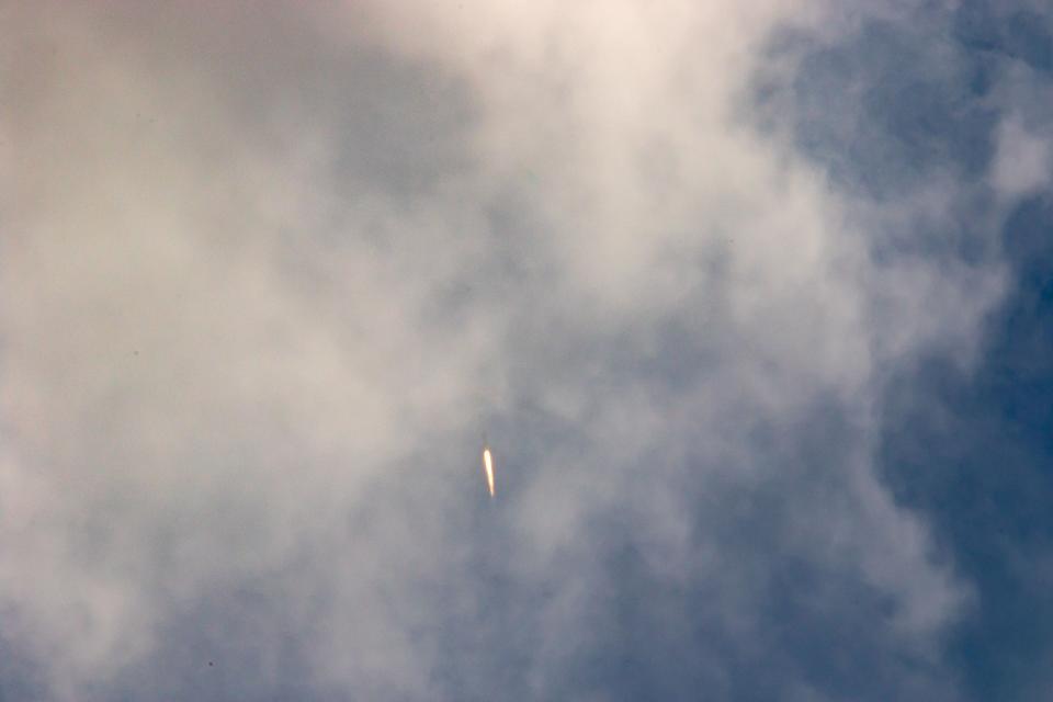 USSF-7 launched from Cape Canaveral on May 17, 2020, at 9:14 a.m. EDT. 
Photo by WFTV's photog Jon Galed