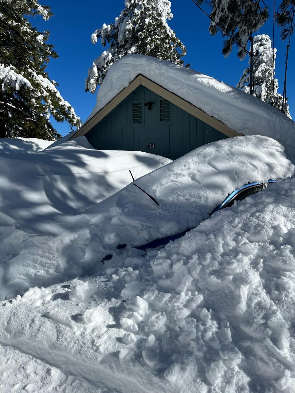 Marcia Woloshun's car remained snowed in on Wednesday, March 1, despite digging on Monday and Tuesday.