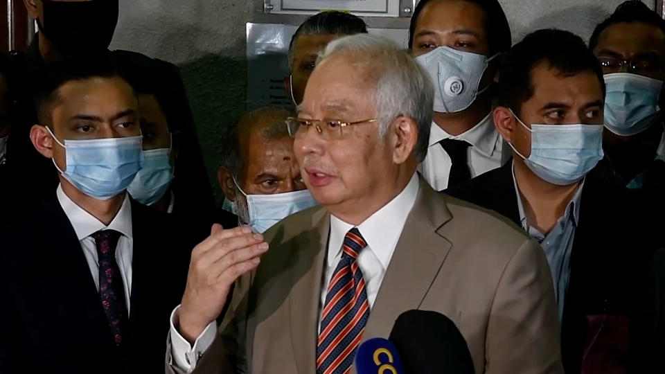 Former Malaysian PM Najib Razak. (PHOTO: Fadza Ishak for Yahoo News Singapore)