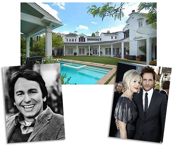 Then: John Ritter and his parents. Now: Jennie Garth and Peter Facinelli