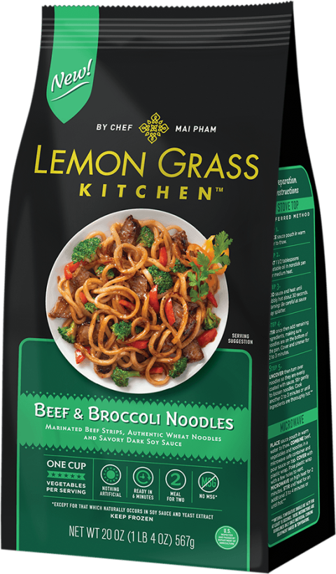 Lemon Grass Kitchen: Beef & Broccoli Noodles