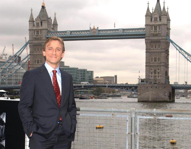 Daniel Craig pictured in October 2005 on the day he was unveiled as the new James Bond in the forthcoming film Casino Royale (Ian West/PA)