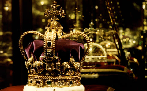 The Crown Jewels on display at The Tower of London - Credit: Nick Skinner / Associated Newspapers 