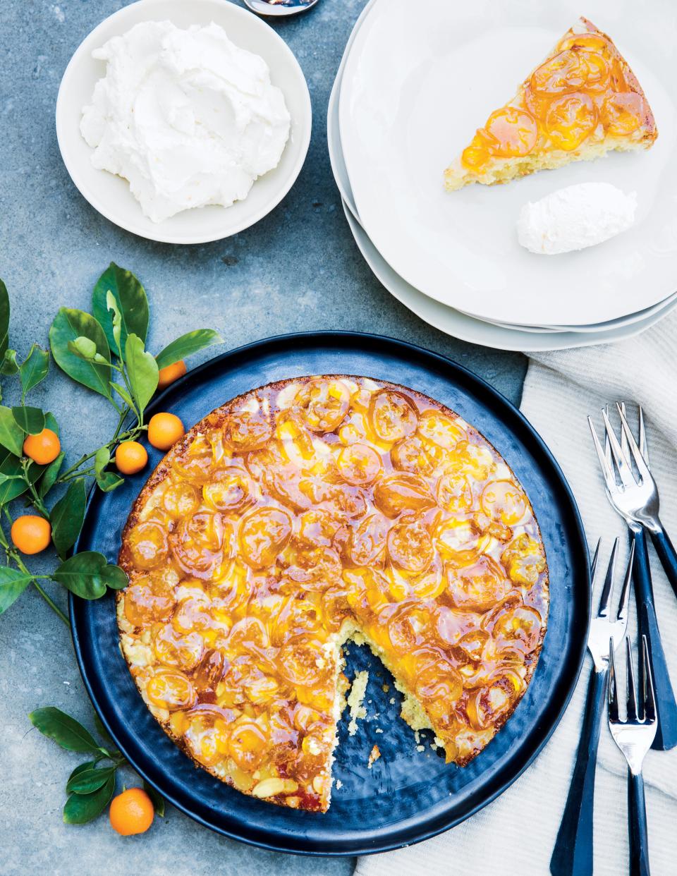 Almond Cake with Orange Marmalade