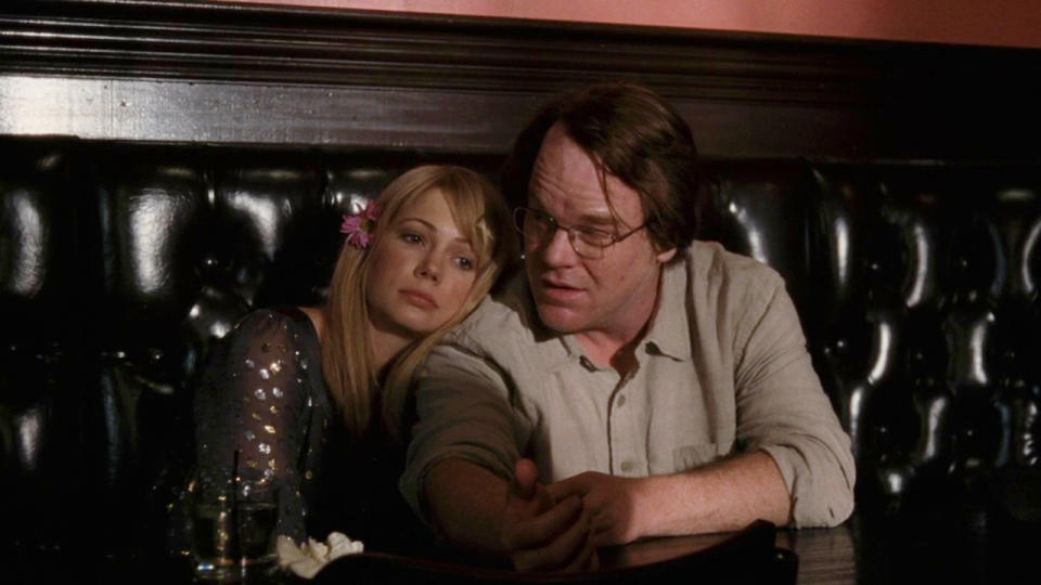 Michelle Williams and Philip Seymour Hoffman in Synecdoche, New York