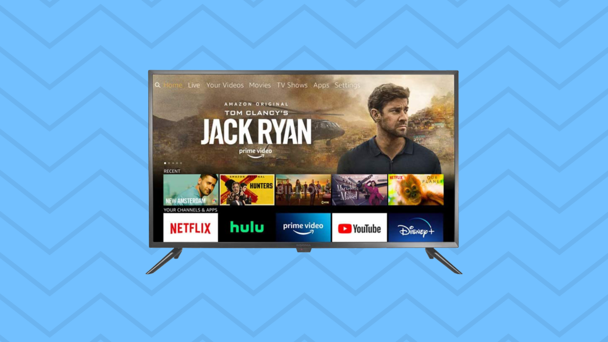 No relaxation without representation! That's what we say. So step up and represent with this 24-inch HDTV for just $100. (Photo: Amazon)