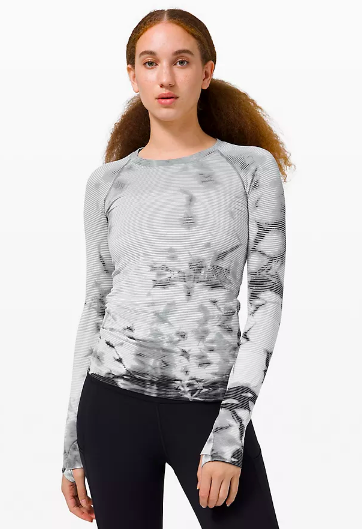 Swiftly Tech Long Sleeve Shibori (Photo via Lululemon)