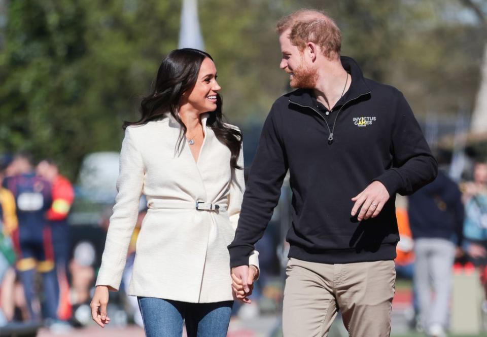 Meghan and Harry at the Invictus Games in The Hague in April   (Getty Images for the Invictus Games)