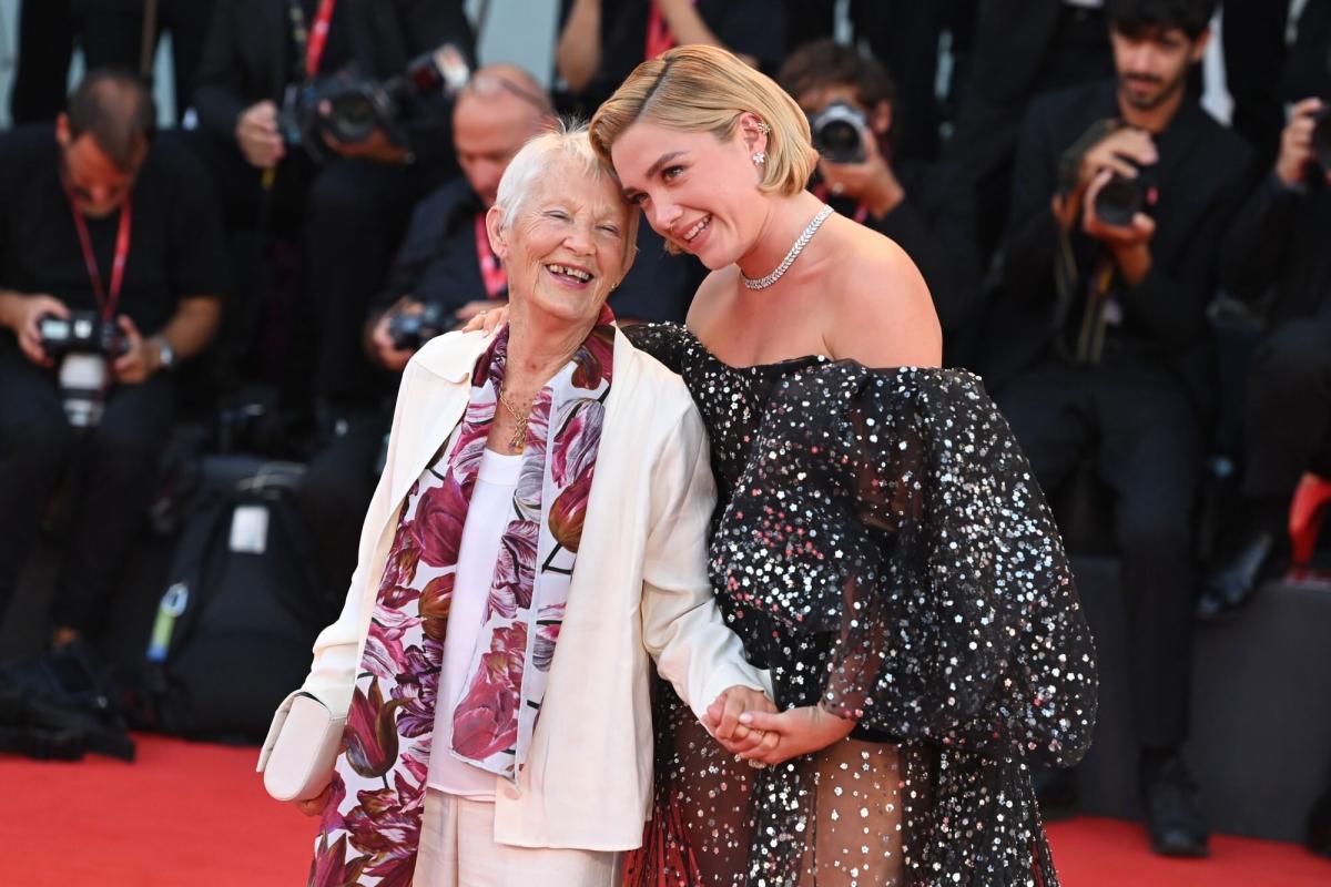 Florence Pugh Brings Remarkable Grandma to Venice Red Carpet