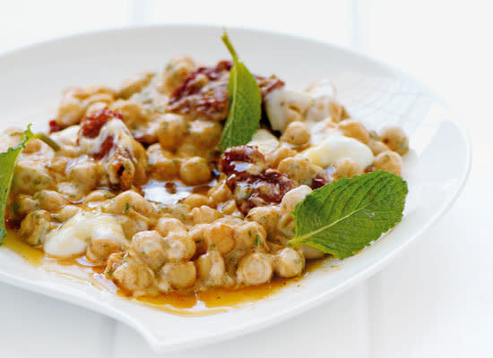 <strong>Get the <a href="http://www.huffingtonpost.com/2011/10/27/spiced-chickpeas-with-a-d_n_1057464.html" target="_blank">Spiced Chickpeas with a Drizzle of Honey recipe</a></strong>