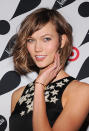 Karlie Kloss<br> This supermodel cropped off her hair back in November for a new bob with bangs that end right above her eyes. The New York Times and Time magazine have already dubbed Karlie’s “chop” the style of the year.